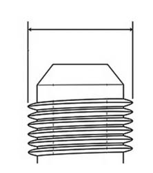 AN-fitting dimensions