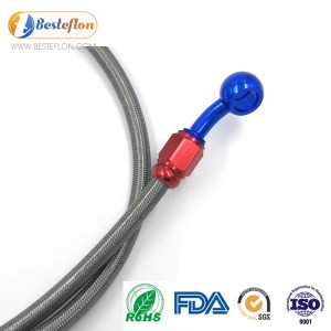 خرطوم مضفر Ptfe