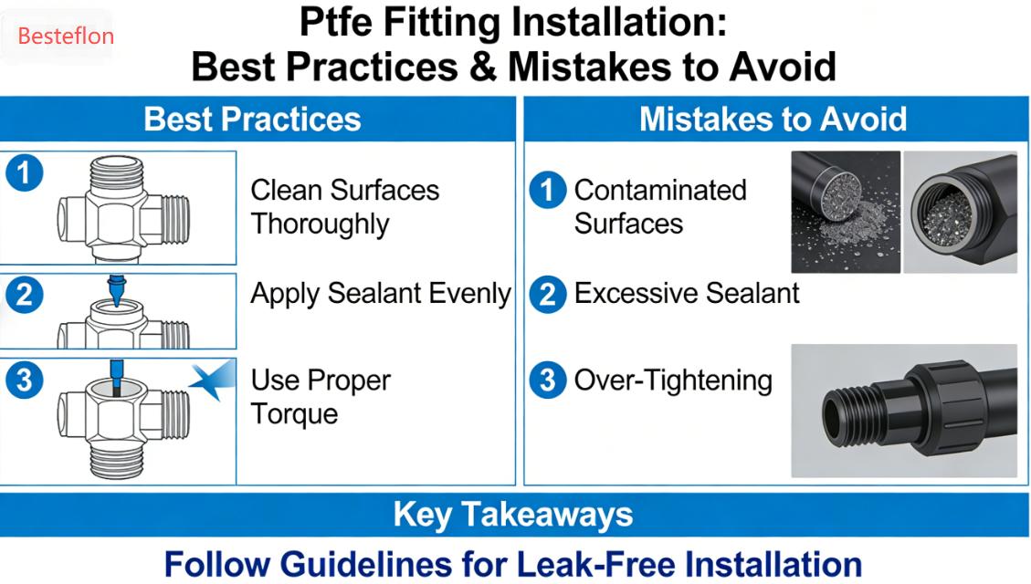 PTFE fitting installation guide