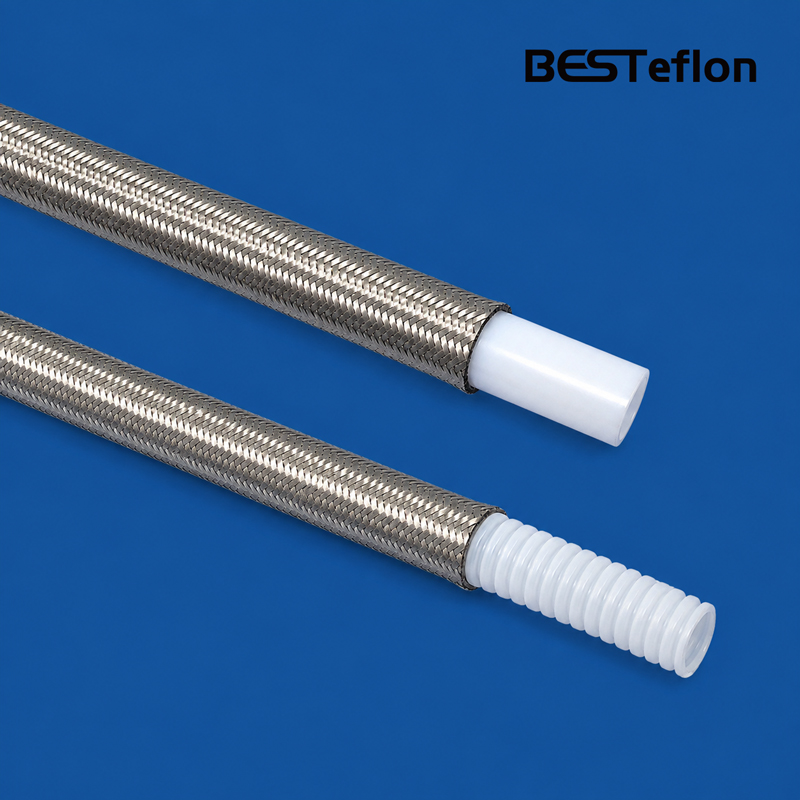 PTFE Hose with stainless steel braided